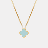 Baby Blue Clover Kette
