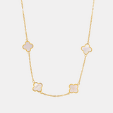 Lucky White Clover Kette