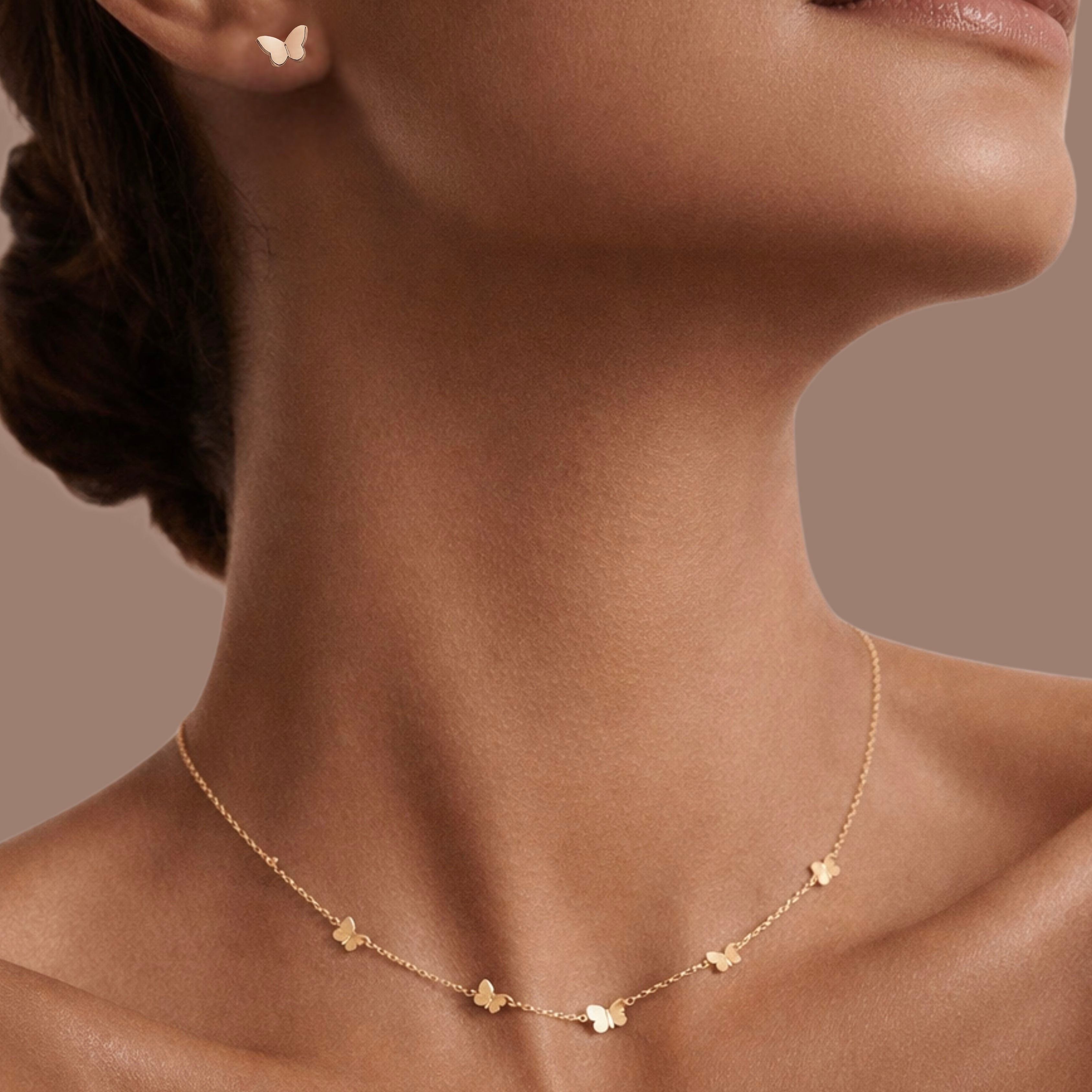 Mini Schmetterlings Kette