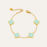 Türkis Clover Armband