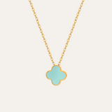Türkis Clover Kette