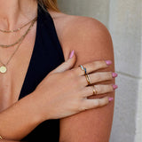 Blue Ocean Waves Wrap Ring