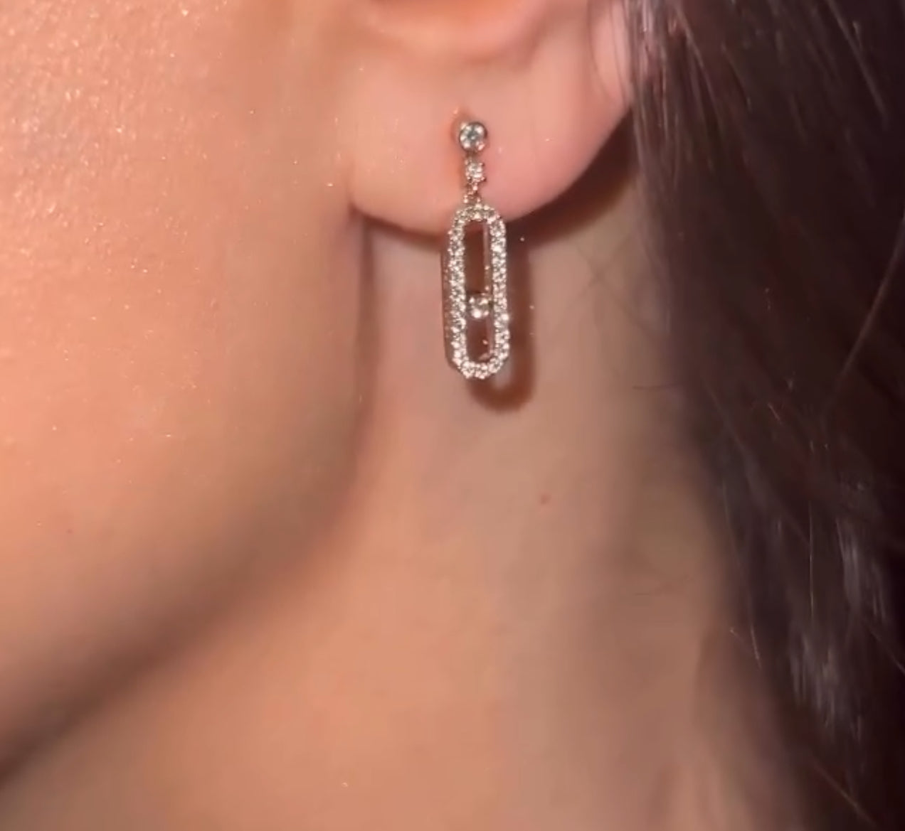 EXCLUSIVE | Myla Diamanté Hoop Earrings