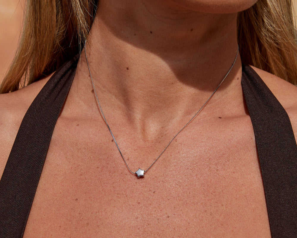 Dainty Star Silver Necklace