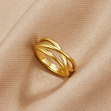Entwined Maisie Gold Ring