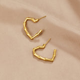 Eternity Love Hoop Earrings