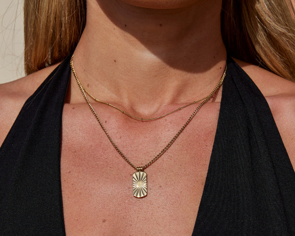 Kiya Gold Pendant Necklace