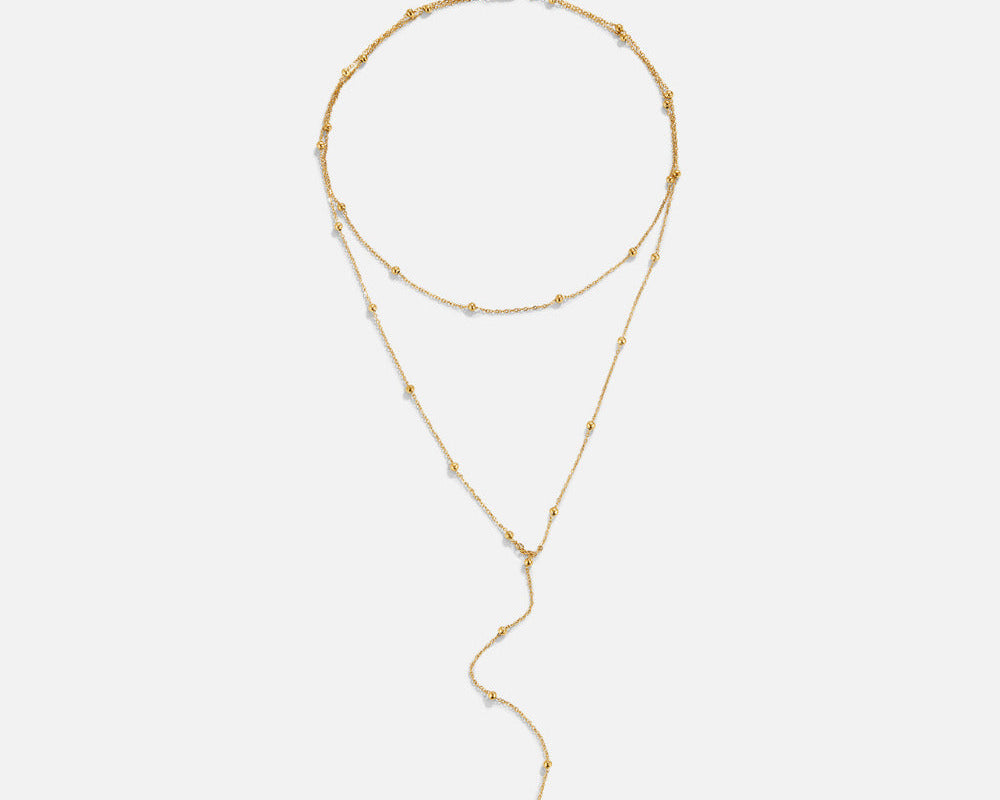 Layered Amara Tassel Necklace