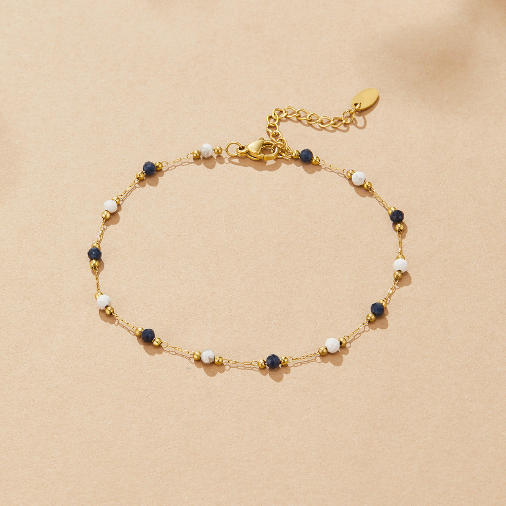 Lulu Natural Stone Anklet