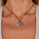 Pia Chain Link Charm Necklace
