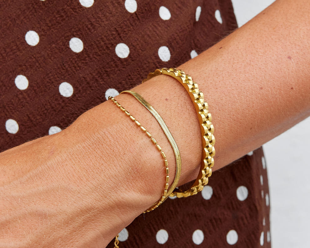 Renee Chunky Gold Bangle