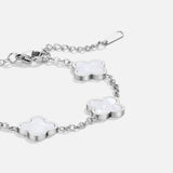 Silver Clover Bracelet