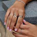 Silver Love Knot Ring