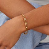 Sofia Crystal & Gold Bangle