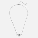 Adela Knot Silver Necklace