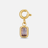 Amethyst Crystal Charm