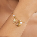 Aria Shell Charm Bracelet