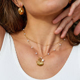 Aria Shell Charm Necklace
