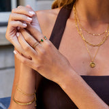 Aurora Aqua Green Crystal Ring