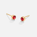 Birthstone Stud Earrings