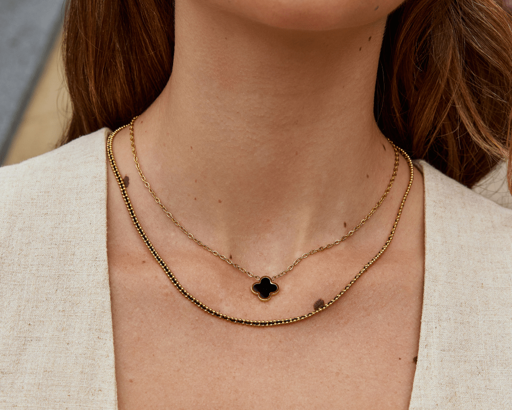 Black Clover Necklace