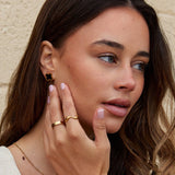 Black Clover Stud Earrings