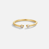Cali Gold Crystal Ring
