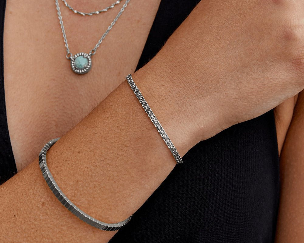 Capri Silver Chain Bracelet