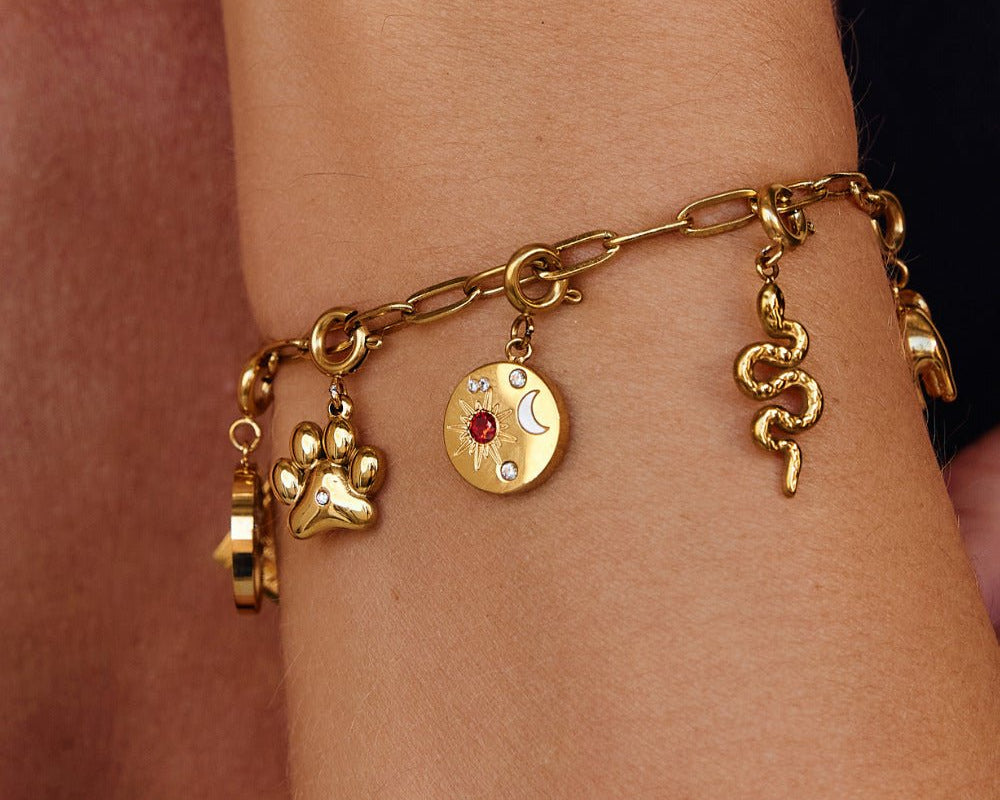 Celestial Sun & Moon Charm