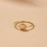 Clara Teardrop Stone Ring