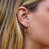 Classic Hoop Bamboo Earrings