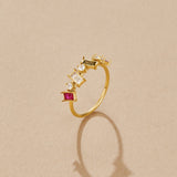 Crystal Adeline Ring