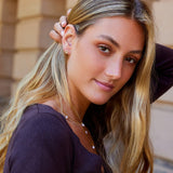 Crystal Heart Stud Earrings