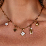 Crystal & Pearl Charm