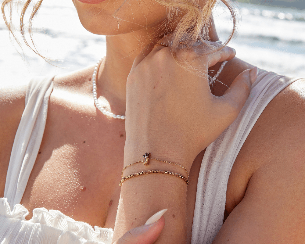 Crystal Pineapple Bracelet