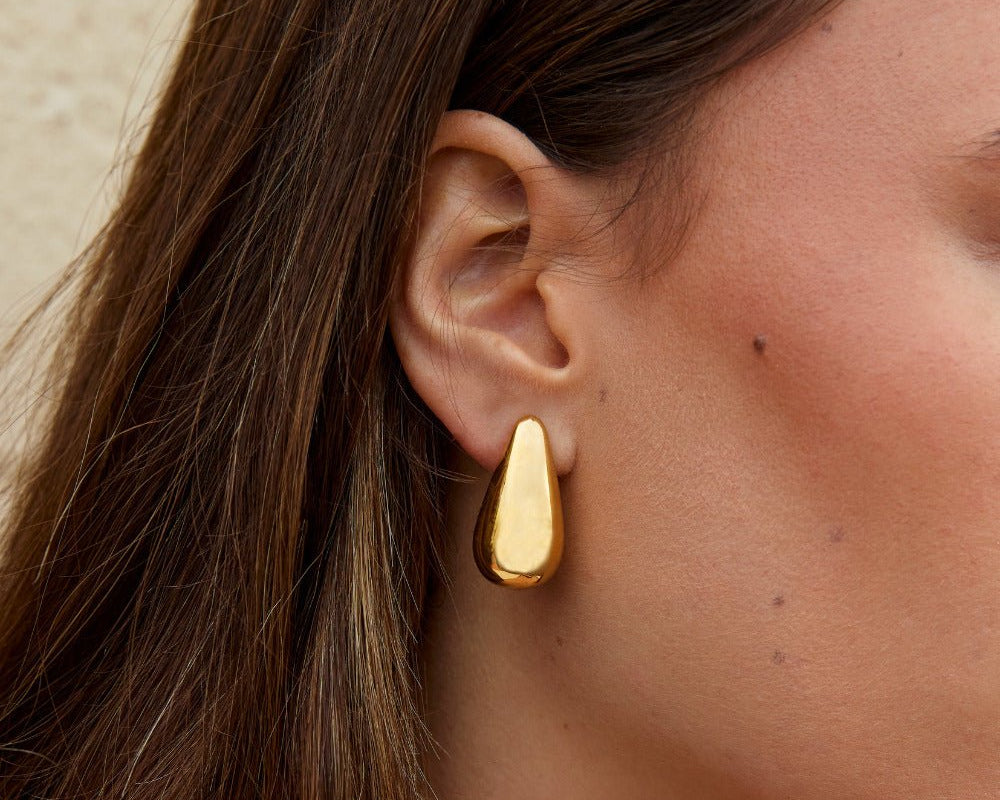 Dakota Gold Teardrop Earrings