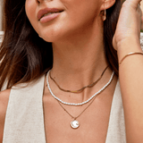 'Dreaming in the Clouds' Moon & Star Necklace