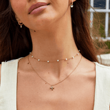 Elowyn Crystal Petal Necklace