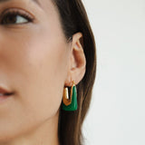 Esme Square Hoop Earrings
