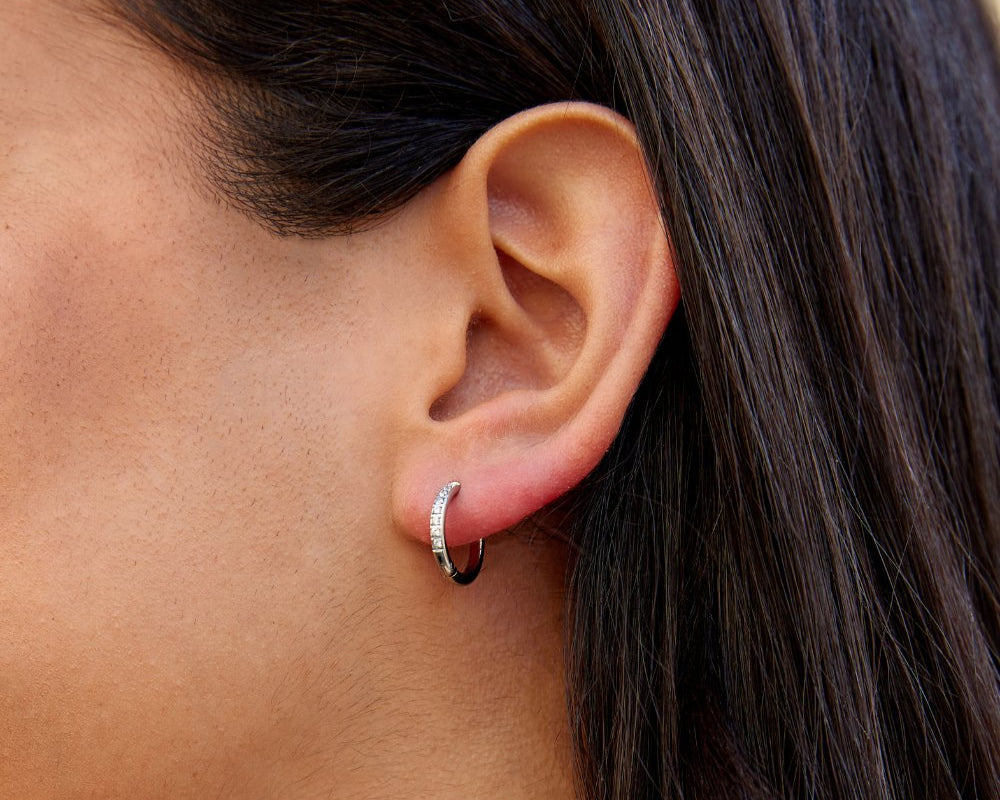 Eternity Hoop Earrings