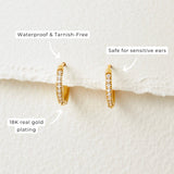 Eternity Hoop Earrings