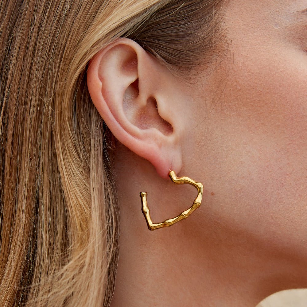 Eternity Love Hoop Earrings