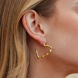 Eternity Love Hoop Earrings