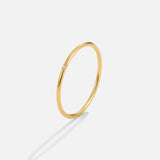 Eula Gold & Crystal Band Ring Set