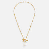 Eva Freshwater Pearl Gold Necklace