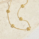 Flower Power 18K Gold Necklace