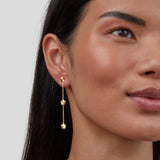 Flower Power Petal Drop Earrings