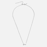 Forever Love & Letter Silver Necklace