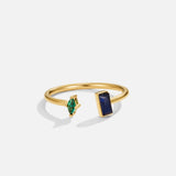 Gold Amore Crystal Ring