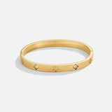 Gold Clover Bangle